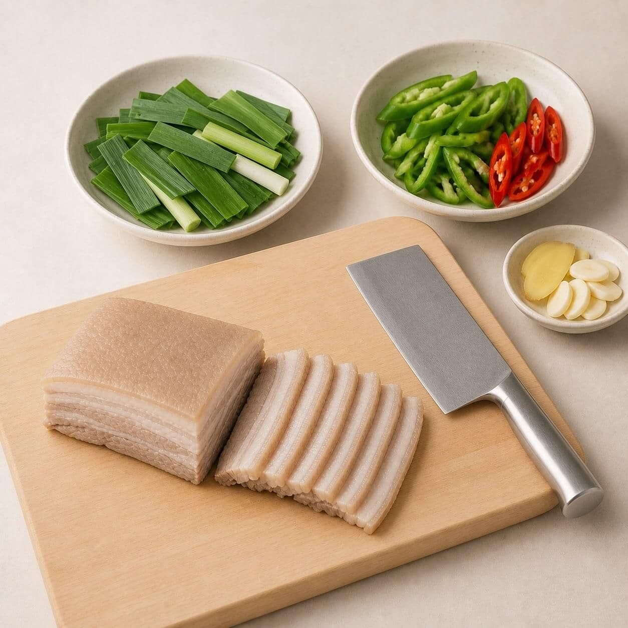 Slice and prepare