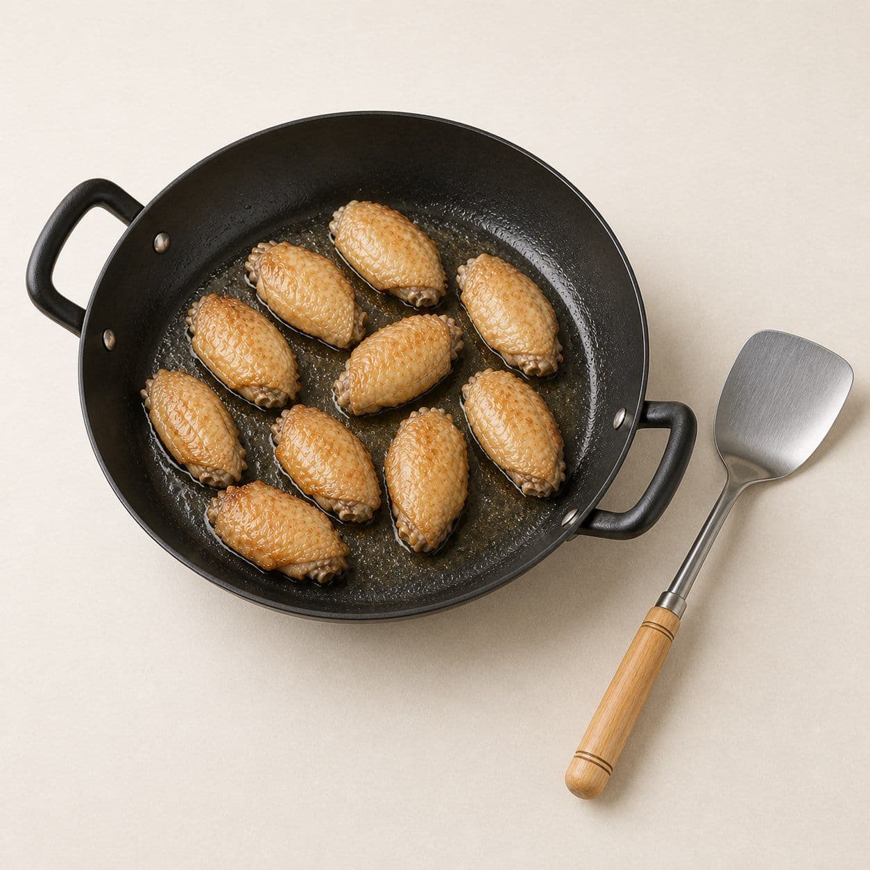 Sear until golden