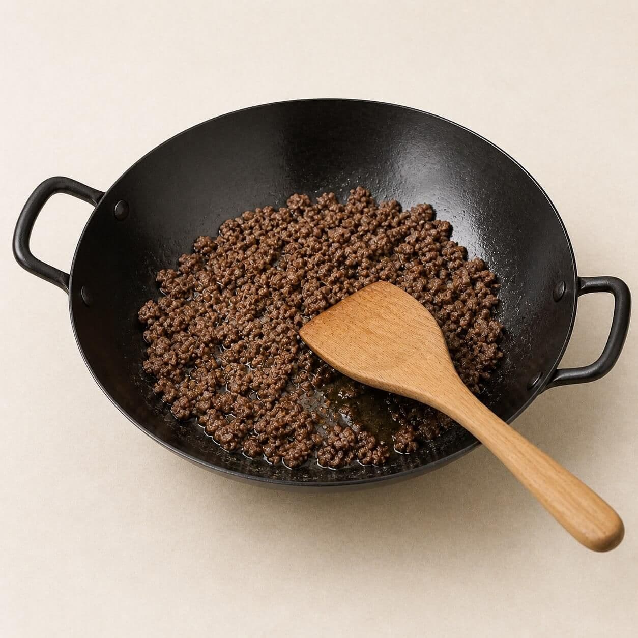 Brown the ground beef